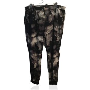 𝅺black Tie Dye Pants
